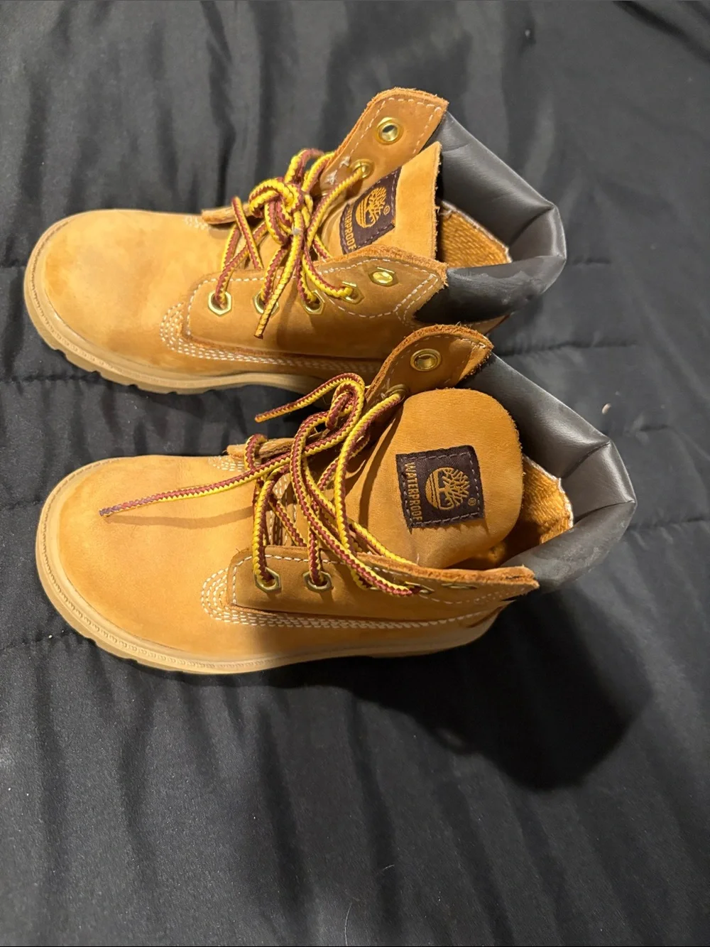 Timberland Kids Wheat/Tan Lace-Up Work Boots